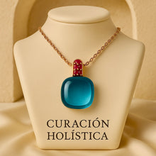 	Curación Holística luxury gift packaging with necklace inside