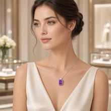 Exclusive Sterling Silver Amethyst Necklace | Holistic Healing
