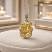 Collar Llamativo Exclusivo de Citrino Hecho a Mano en Plata de Ley sin Níquel | Artesanía Española de Curación Holística | Colgante de Lujo de Edición Limitada