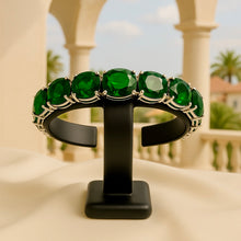 Unique artisan emerald bracelet for special occasions or daily wear.