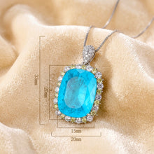 Whisper of the Ocean in Blue Light – Paraiba Tourmaline Necklace