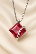 Boho style red gemstone necklace exclusive to Curación Holística