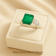 Statement boho ring for women with chakra balancing stones