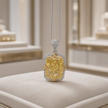 Collar Llamativo Exclusivo de Citrino Hecho a Mano en Plata de Ley sin Níquel | Artesanía Española de Curación Holística | Colgante de Lujo de Edición Limitada