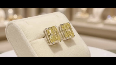 Exclusive Citrine Statement Earrings | Nickel-Free 925 Sterling Silver | Handmade in Spain | Limited Series Curación Holística