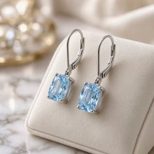 Exclusive Aquamarine Statement Earrings in Nickel-Free Sterling Silver | Spanish Craftsmanship by Curación Holistica