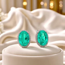 Exclusive Handmade Paraiba Tourmaline Statement Earrings in Sterling Silver | Limited Series by Curación Holistica