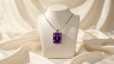 Exclusive Sterling Silver Amethyst Necklace | Holistic Healing